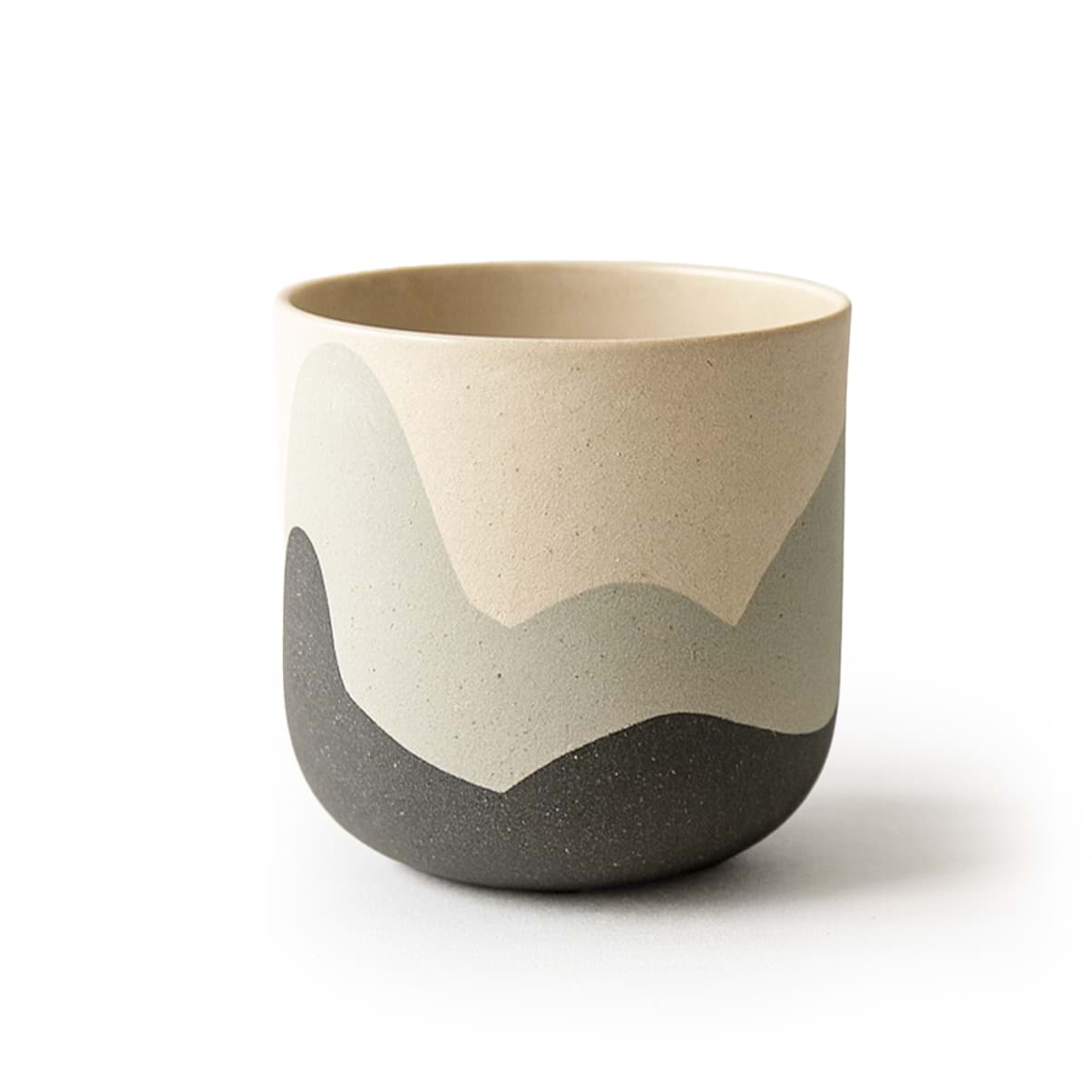 Camuflage Matte Curve Mug Bardak resmi